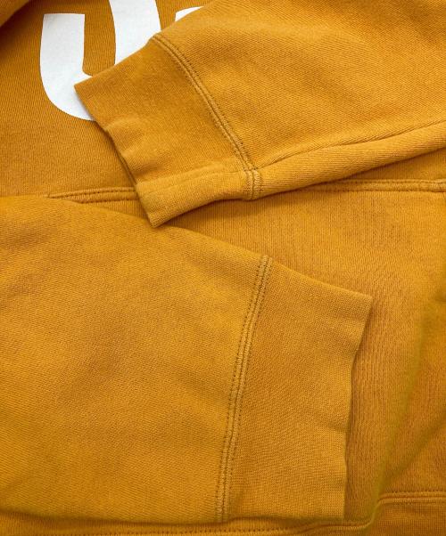 stussy（ステューシー）stussy (ステューシー) SSYロゴ プリントパーカー イエロー サイズ:Sの古着・服飾アイテム