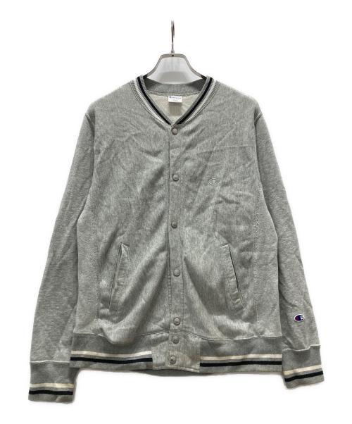 Champion REVERSE WEAVE（チャンピオン リバース ウィーブ）Champion REVERSE WEAVE (チャンピオン リバース ウィーブ) ブルゾン グレー サイズ:Lの古着・服飾アイテム