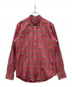 RALPH LAURENラルフローレン）の古着「ボタンダウンシャツ」｜レッド