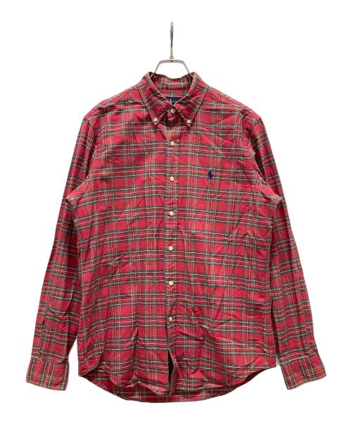 RALPH LAUREN（ラルフローレン）RALPH LAUREN (ラルフローレン) ボタンダウンシャツ レッド サイズ:Mの古着・服飾アイテム