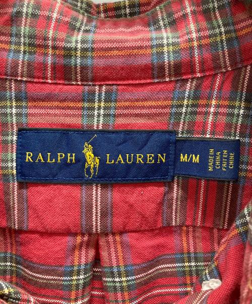 RALPH LAUREN（ラルフローレン）RALPH LAUREN (ラルフローレン) ボタンダウンシャツ レッド サイズ:Mの古着・服飾アイテム