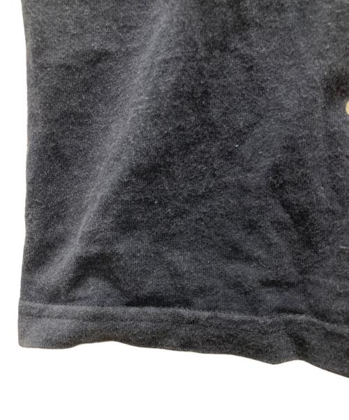 stussy（ステューシー）stussy (ステューシー) Champion (チャンピオン) 別注プリントTシャツ ブラック サイズ:Mの古着・服飾アイテム
