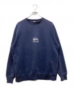 stussyステューシー）の古着「90's ロゴスウェット」｜ネイビー