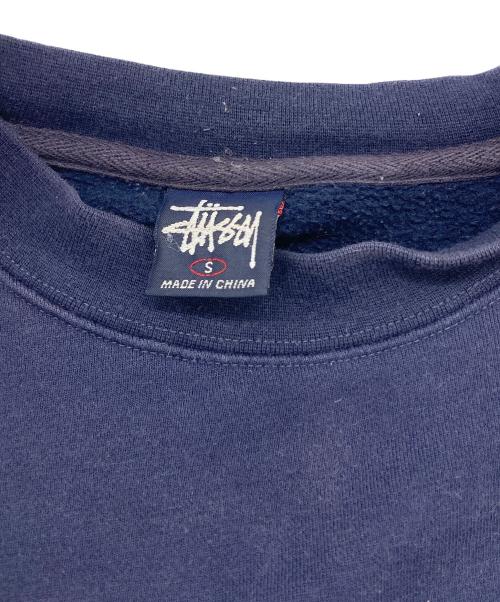 stussy（ステューシー）stussy (ステューシー) 90's ロゴスウェット ネイビー サイズ:Sの古着・服飾アイテム