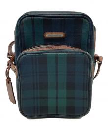 RALPH LAUREN（ラルフローレン）の古着「タータンチェックショルダーバッグ」｜グリーン