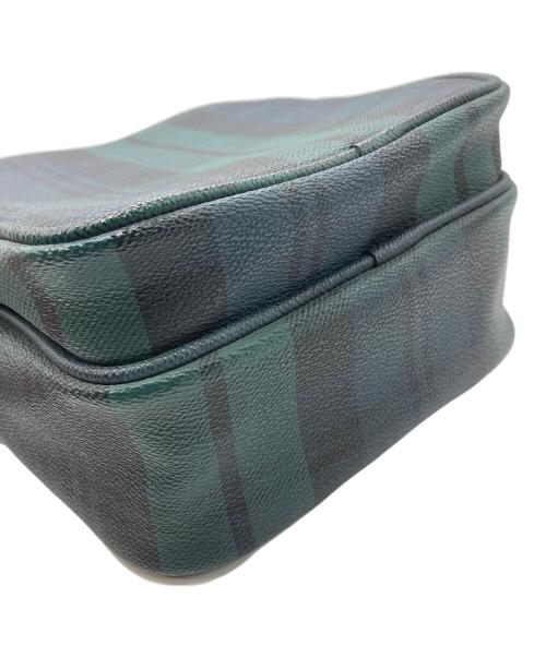 RALPH LAUREN（ラルフローレン）RALPH LAUREN (ラルフローレン) タータンチェックショルダーバッグ グリーンの古着・服飾アイテム