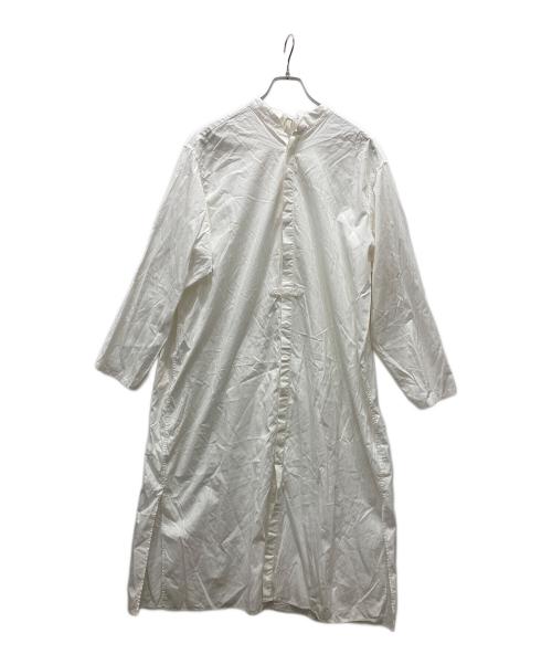 AIR ROOM PRODUCTS（エアールームプロダクツ）AIR ROOM PRODUCTS (エアールームプロダクツ) ブラウスワンピース ホワイト サイズ:Ｓの古着・服飾アイテム