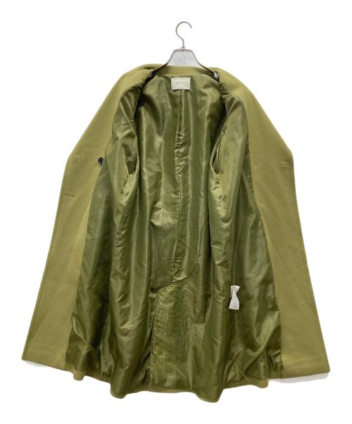 PUBLIC TOKYO（パブリックトウキョウ）PUBLIC TOKYO (パブリックトウキョウ) バックフレアウールチェスター 黄緑 サイズ:1の古着・服飾アイテム