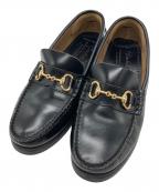 PARABOOTパラブーツ）の古着「ビットローファー/CORAUX F MORS」｜ブラック