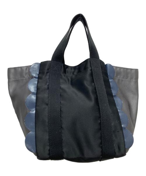 LUDLOW（ラドロー）LUDLOW (ラドロー) スカラップ ミニトートバッグ カーキの古着・服飾アイテム