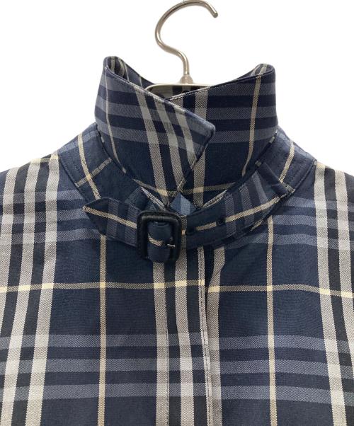 BURBERRY LONDON（バーバリーロンドン）BURBERRY LONDON (バーバリーロンドン) ノヴァチェックシャツジャケット ネイビー サイズ:40の古着・服飾アイテム