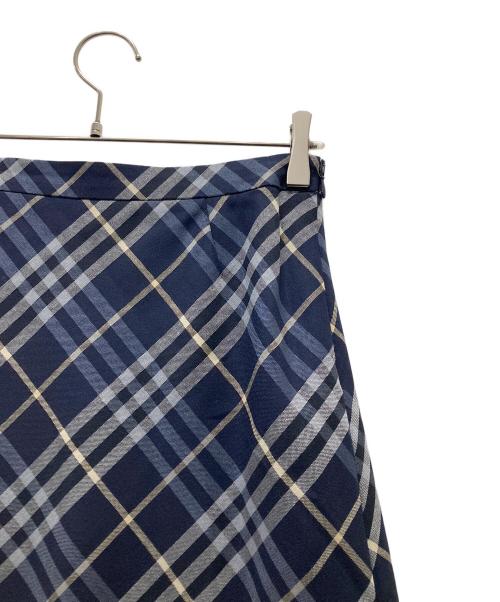 BURBERRY LONDON（バーバリーロンドン）BURBERRY LONDON (バーバリーロンドン) ノヴァチェックロングスカート ネイビー サイズ:42の古着・服飾アイテム