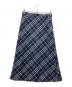 BURBERRY LONDON（バーバリーロンドン）の古着「ノヴァチェックロングスカート」｜ネイビー