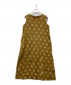SISAMシサム）の古着「ノースリーブワンピース」｜イエロー