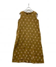 SISAM（シサム）の古着「ノースリーブワンピース」｜イエロー