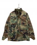 USEDユーズド）の古着「カモ柄ミリタリーコート」｜カーキ
