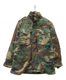 GOLDEN MFG（ゴールデン・エムエフジー）の古着「カモ柄ミリタリーコート」｜カーキ