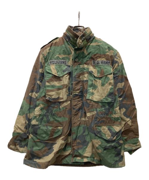 GOLDEN MFG（ゴールデン・エムエフジー）GOLDEN MFG (ゴールデン・エムエフジー) カモ柄ミリタリーコート カーキ サイズ:Sの古着・服飾アイテム