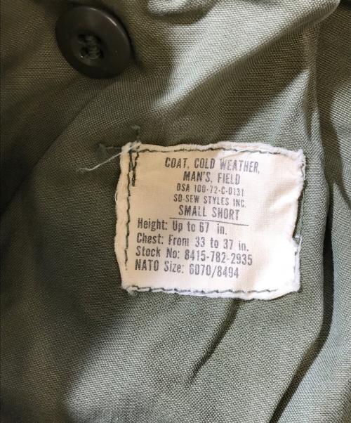 SO-SEW STYLES inc（ソーソースタイルインク）SO-SEW STYLES inc (ソーソースタイルインク) ミリタリーコート カーキ サイズ:Sの古着・服飾アイテム