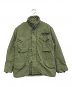 VINTAGE MILITARYヴィンテージ ミリタリー）の古着「US ARMY M65ジャケット」｜カーキ