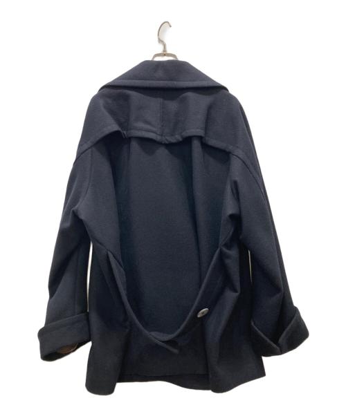 KOLOR（カラー）KOLOR (カラー) 18AWタスマニアメルトンWコート ネイビー サイズ:Mの古着・服飾アイテム