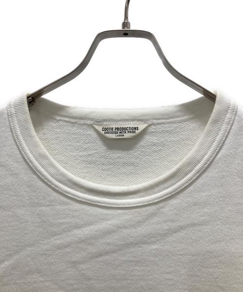 COOTIE PRODUCTIONS（クーティープロダクツ）COOTIE PRODUCTIONS (クーティープロダクツ) オーバーサイズ フットボール スウェットシャツ ホワイト サイズ:Lの古着・服飾アイテム