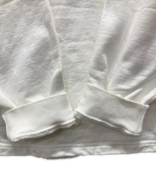 COOTIE PRODUCTIONS（クーティープロダクツ）COOTIE PRODUCTIONS (クーティープロダクツ) オーバーサイズ フットボール スウェットシャツ ホワイト サイズ:Lの古着・服飾アイテム