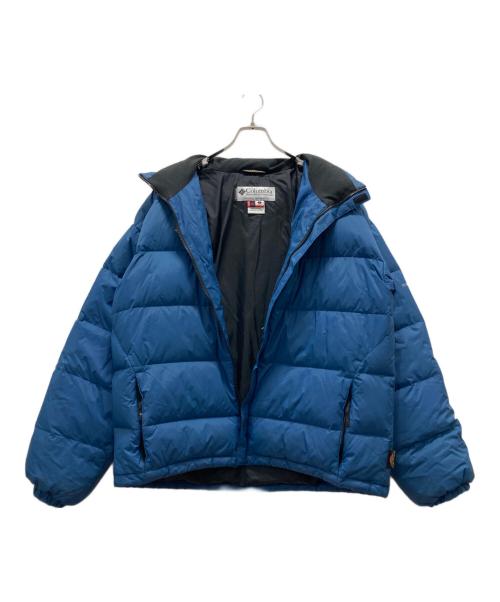 Columbia（コロンビア）Columbia (コロンビア) ダウンジャケット ブルー サイズ:Lの古着・服飾アイテム