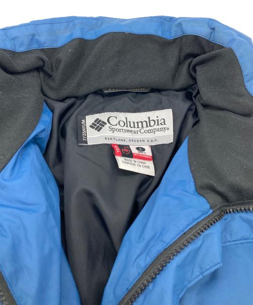 Columbia（コロンビア）Columbia (コロンビア) ダウンジャケット ブルー サイズ:Lの古着・服飾アイテム