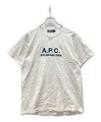 A.P.C.アーペーセー）の古着「ロゴプリントTシャツ」｜ホワイト