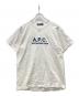 A.P.C.（アーペーセー）の古着「ロゴプリントTシャツ」｜ホワイト