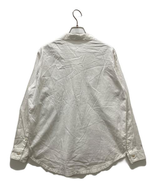 45R（フォーティファイブ・アール）45R (フォーティファイブ・アール) コットンプルオーバーシャツ ホワイト サイズ:2の古着・服飾アイテム