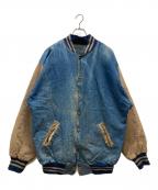 trimarkトライマーク）の古着「カナダ製デニムスタジャン」｜インディゴ