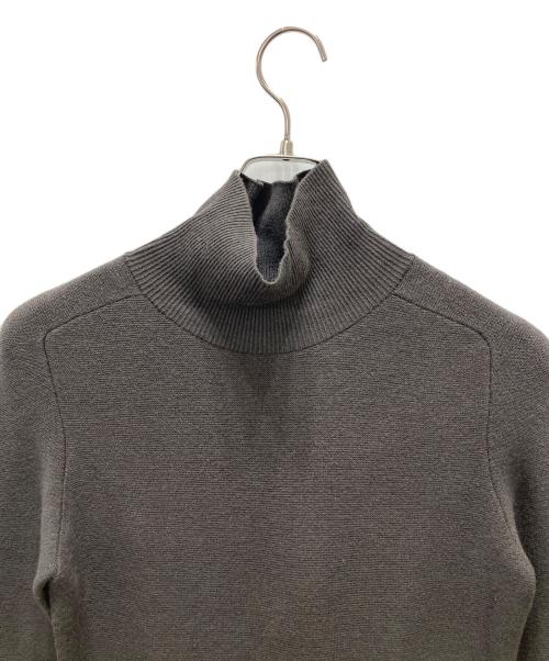 anuans（アニュアンス）anuans (アニュアンス) フレアーミニニットワンピース グレー サイズ:Mの古着・服飾アイテム