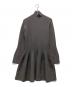 anuans (アニュアンス) フレアーミニニットワンピース グレー サイズ:M：8000円