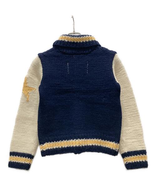 MERRY ART UNION（メリーアートユニオン）MERRY ART UNION (メリーアートユニオン) ニットスタジャン ネイビー サイズ:Fの古着・服飾アイテム