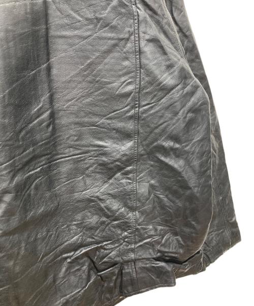 DOCKERS（ドッカーズ）DOCKERS (ドッカーズ) レザーブルゾン ブラック サイズ:XLの古着・服飾アイテム