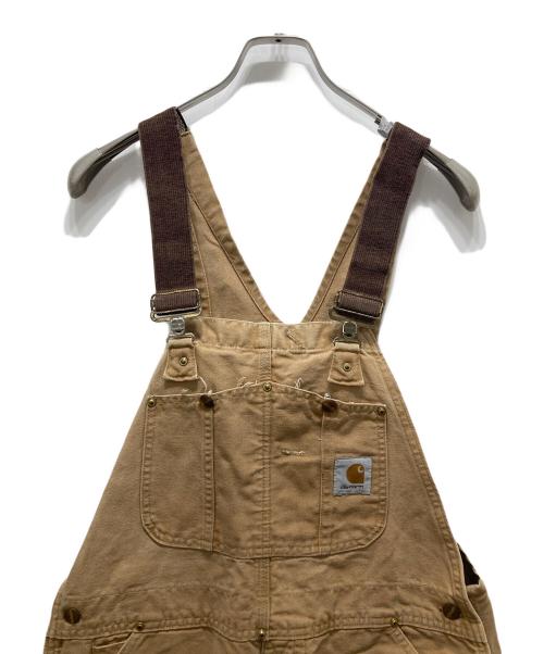 CarHartt（カーハート）CarHartt (カーハート) ダブルニーオールインワン ブラウン サイズ:表記無しの古着・服飾アイテム