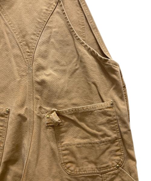 CarHartt（カーハート）CarHartt (カーハート) ダブルニーオールインワン ブラウン サイズ:表記無しの古着・服飾アイテム