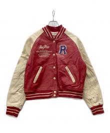 RED SKINS（レッドスキンズ）の古着「レザースタジャン」｜レッド