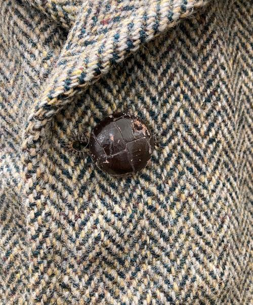 dayton's（デイトンズ）dayton's (デイトンズ) ハリスツイードコート グレー サイズ:不明の古着・服飾アイテム