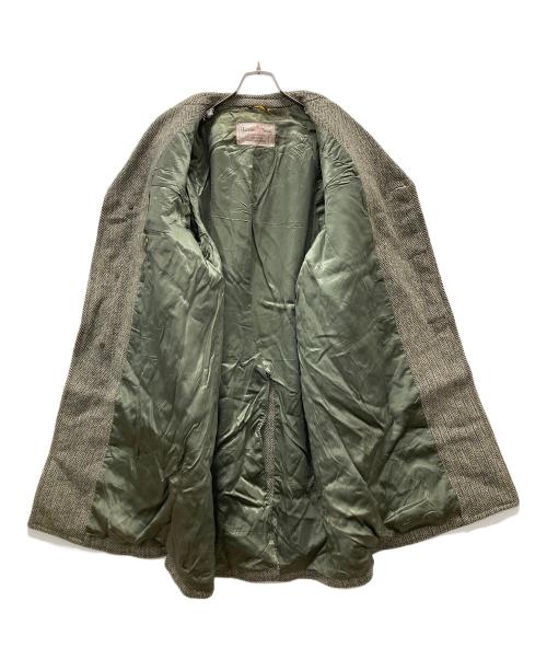 dayton's（デイトンズ）dayton's (デイトンズ) ハリスツイードコート グレー サイズ:不明の古着・服飾アイテム