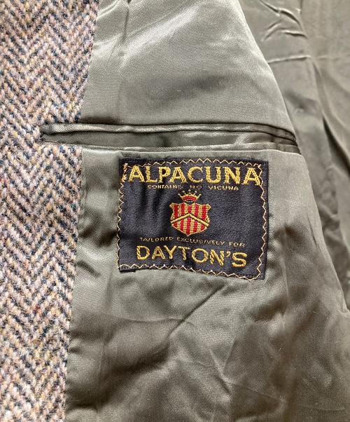 dayton's（デイトンズ）dayton's (デイトンズ) ハリスツイードコート グレー サイズ:不明の古着・服飾アイテム