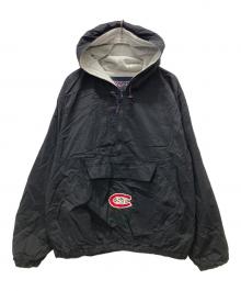 JANSPORT（ジャンスポーツ）の古着「アノラックパーカー」｜ブラック