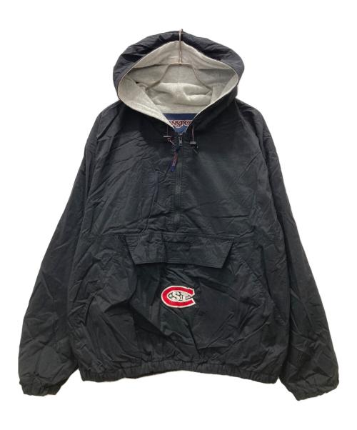 JANSPORT（ジャンスポーツ）JANSPORT (ジャンスポーツ) アノラックパーカー ブラック サイズ:Lの古着・服飾アイテム