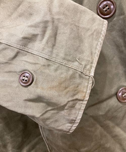 USED（ユーズド）USED (ユーズド) ロング丈トレンチコート カーキ サイズ:不明の古着・服飾アイテム