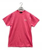 stussyステューシー）の古着「ロゴTシャツ」｜ピンク