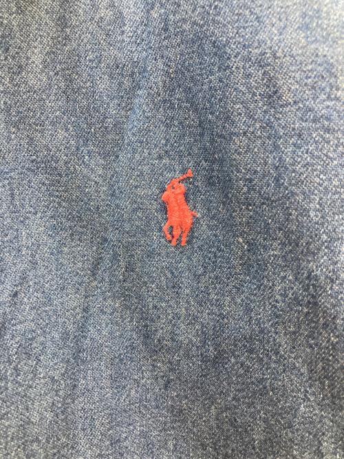 RALPH LAUREN（ラルフローレン）RALPH LAUREN (ラルフローレン) ボタンダウンシャツ インディゴ サイズ:18の古着・服飾アイテム