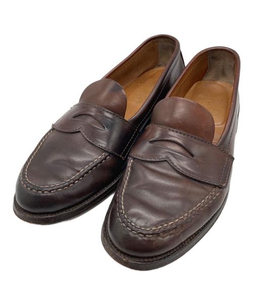 BROOKS BROTHERS（ブルックスブラザーズ）BROOKS BROTHERS (ブルックスブラザーズ) Alden (オールデン) コインローファー ブラウン サイズ:6の古着・服飾アイテム