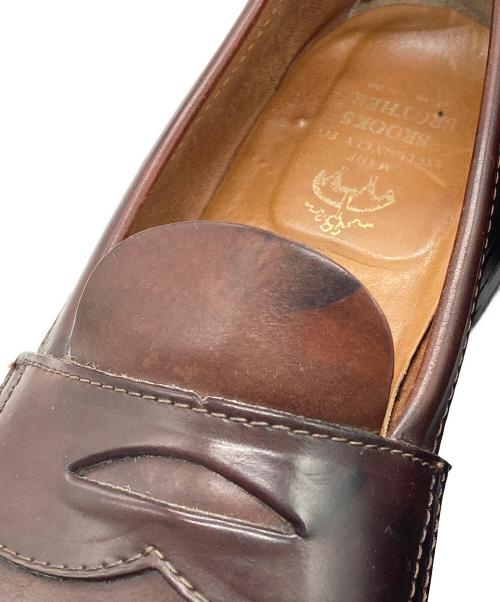 BROOKS BROTHERS（ブルックスブラザーズ）BROOKS BROTHERS (ブルックスブラザーズ) Alden (オールデン) コインローファー ブラウン サイズ:6の古着・服飾アイテム